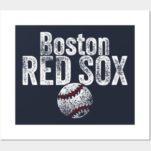 Red Sox Baseball Weathered Posters and Art